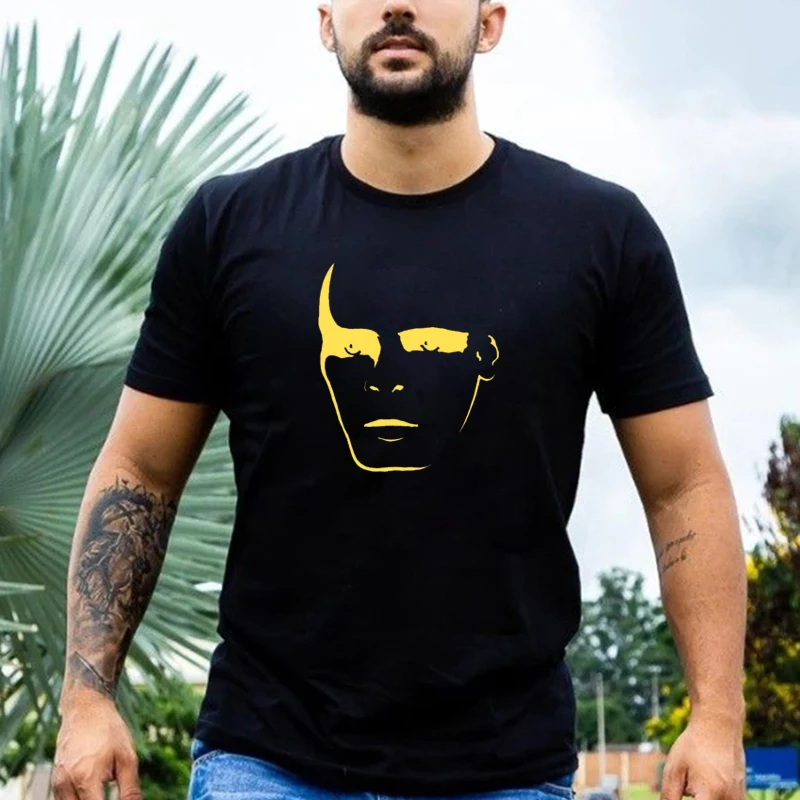 Young Male Fashion O-neck T-shirt Summer Casual Gary Numan Logo Men Quality 100% Cotton Black White Tee Loose Gold Printing Tops
Young Male Fashion O-neck T-shirt Summer Casual Gary Numan Logo Men Quality 100% Cotton Black White Tee Loose Gold Printing Tops
