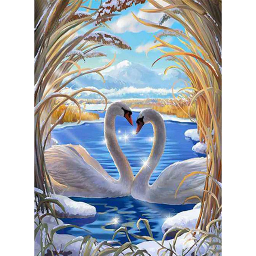 5D DIY Diamond Painting Cross Stitch Swan Animal Picture Square/Round Diamond Mosaic Home Decoration Handmade Gift BM137
5D DIY Diamond Painting Cross Stitch Swan Animal Picture Square/Round Diamond Mosaic Home Decoration Handmade Gift BM137
