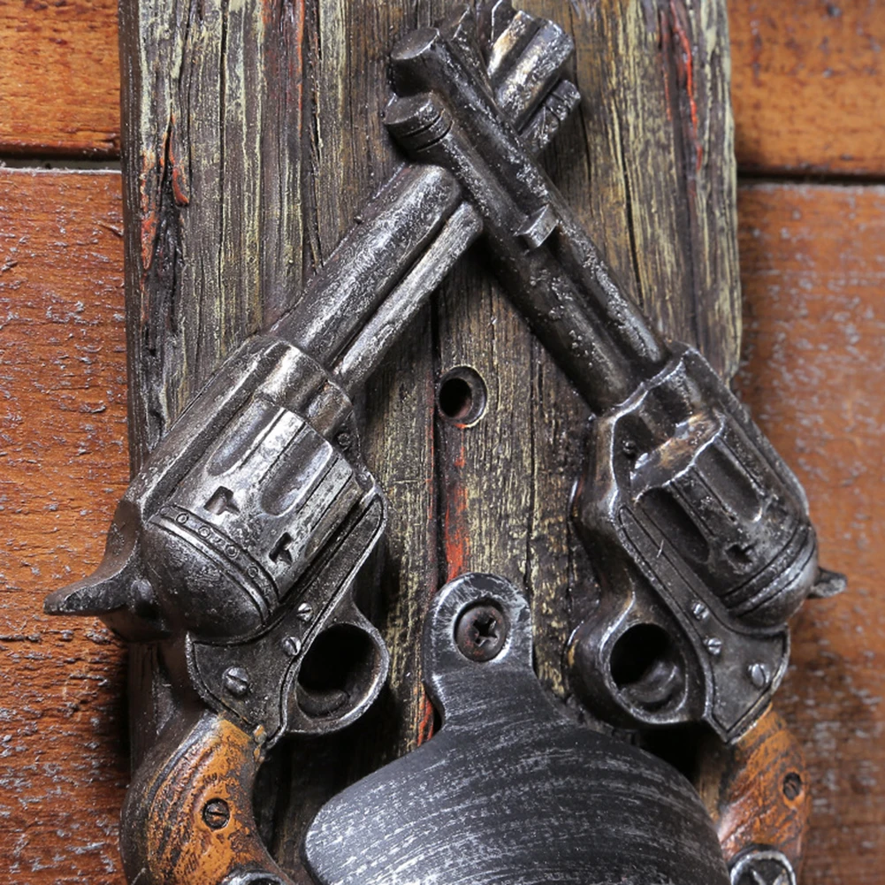 Vintage Beer Opener Double Gun Bottle Shape Decor Bar Home Wall-Mounted Ornament Gun Opener Bottle Opener Home Decor
Vintage Beer Opener Double Gun Bottle Shape Decor Bar Home Wall-Mounted Ornament Gun Opener Bottle Opener Home Decor