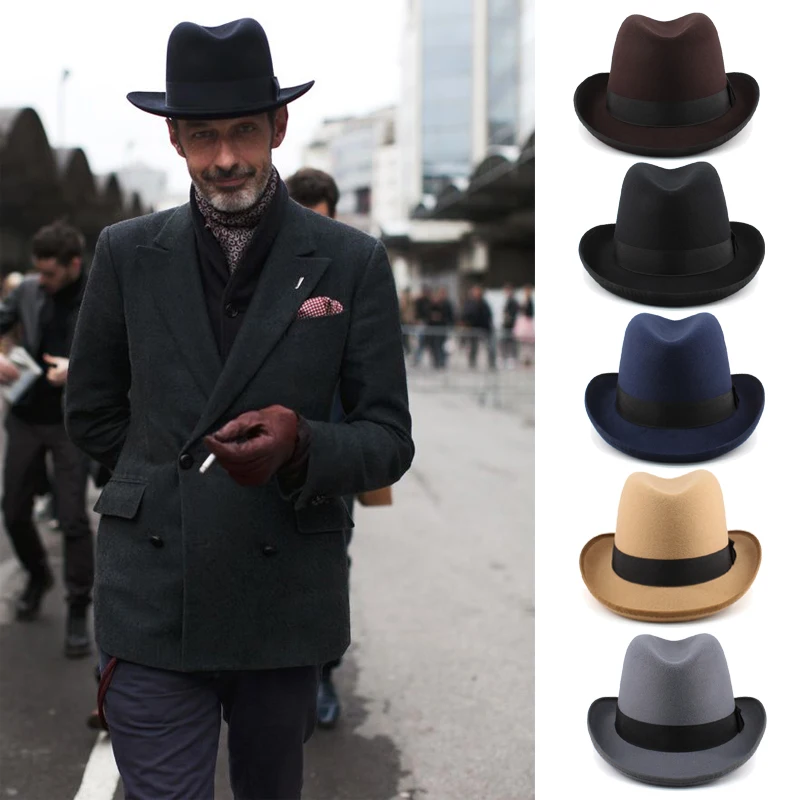 Men Women Wool Classical Homburg Hats Bowtie Band Fedora Caps Trilby Sunhat Jazz Winter Warm Adjustable Size M-L 7 1/8-7 3/8
Men Women Wool Classical Homburg Hats Bowtie Band Fedora Caps Trilby Sunhat Jazz Winter Warm Adjustable Size M-L 7 1/8-7 3/8