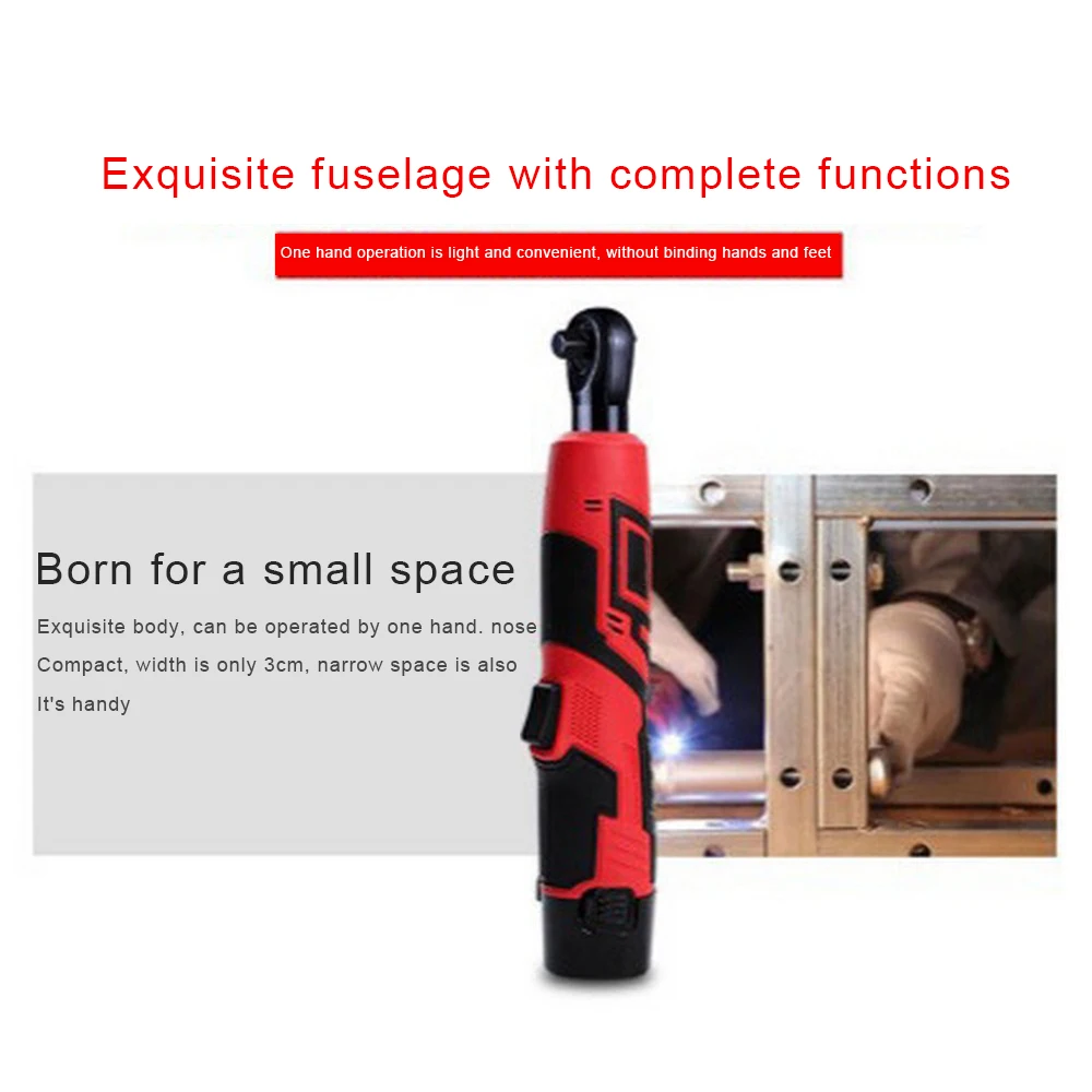 Portable Electric Wrench 2 Electric 1 Rechargeable 12v Lithium Battery Fast Electric Wrench Stage Frame 90 Degree Right Angle
Portable Electric Wrench 2 Electric 1 Rechargeable 12v Lithium Battery Fast Electric Wrench Stage Frame 90 Degree Right Angle