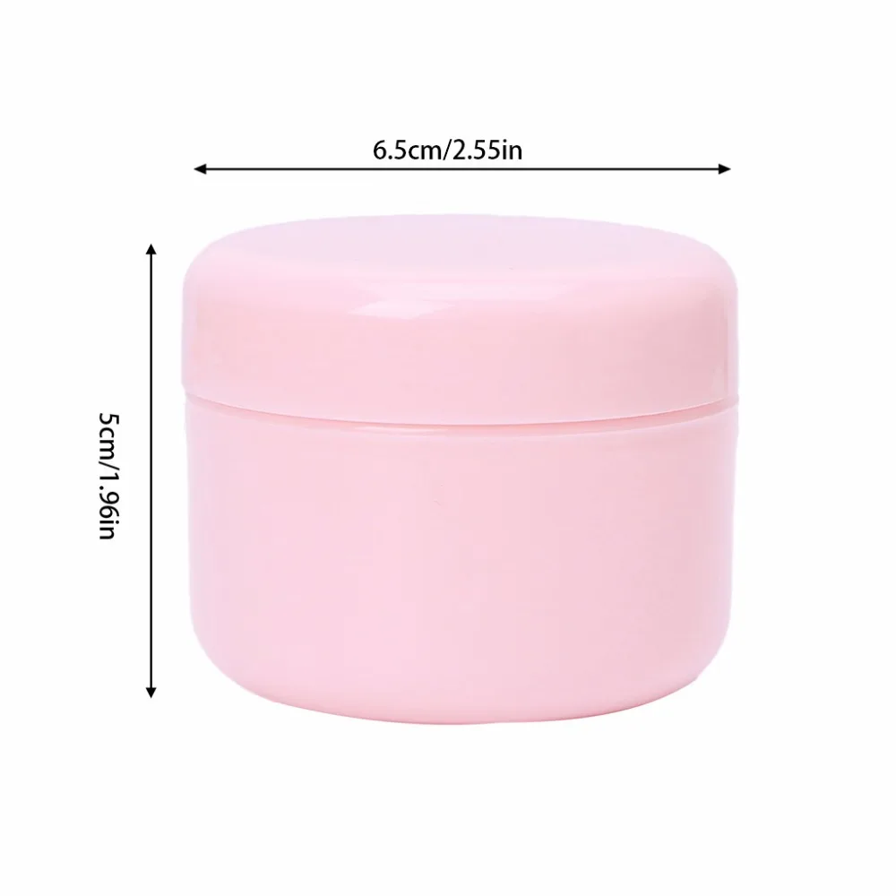Refillable b ottles Travel Face Cream Lotion Cosmetic C ontainer Plastic E mpty Makeup Jar P ot Random Color 10g/20g/50g/100g
Refillable b ottles Travel Face Cream Lotion Cosmetic C ontainer Plastic E mpty Makeup Jar P ot Random Color 10g/20g/50g/100g