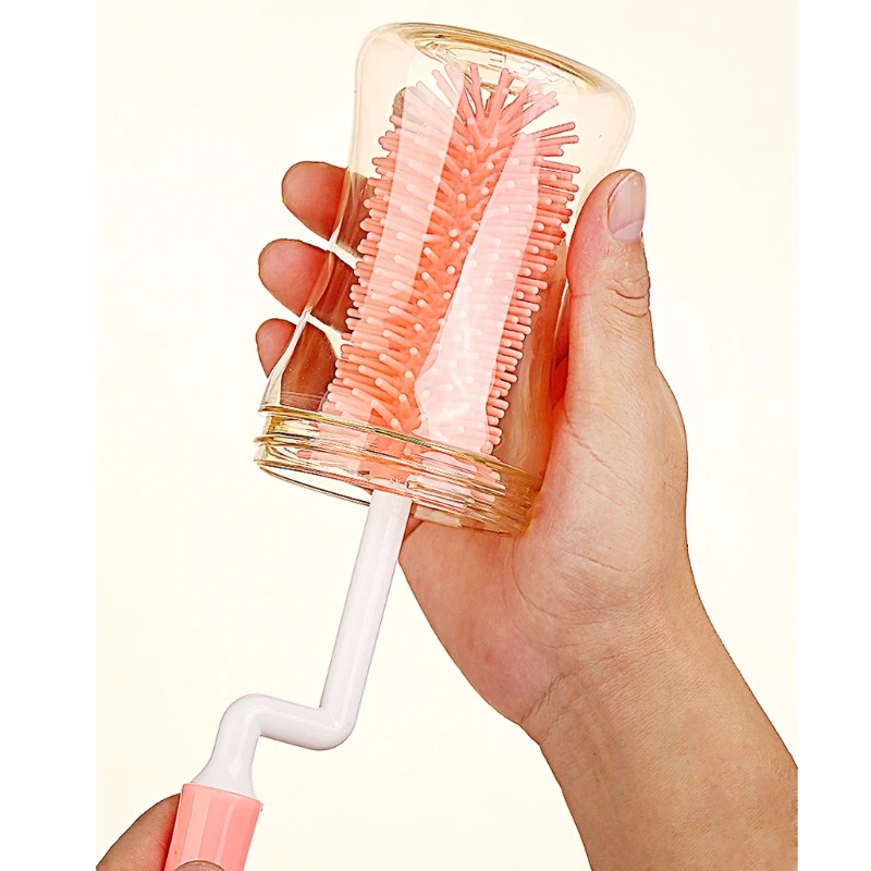 3pcs Newborn Baby Bottle Cleaner Brushes Silicone 360 Degree Rotation Long Handle Baby Milk Bottle Nipple Cup Cleaning Brush
3pcs Newborn Baby Bottle Cleaner Brushes Silicone 360 Degree Rotation Long Handle Baby Milk Bottle Nipple Cup Cleaning Brush