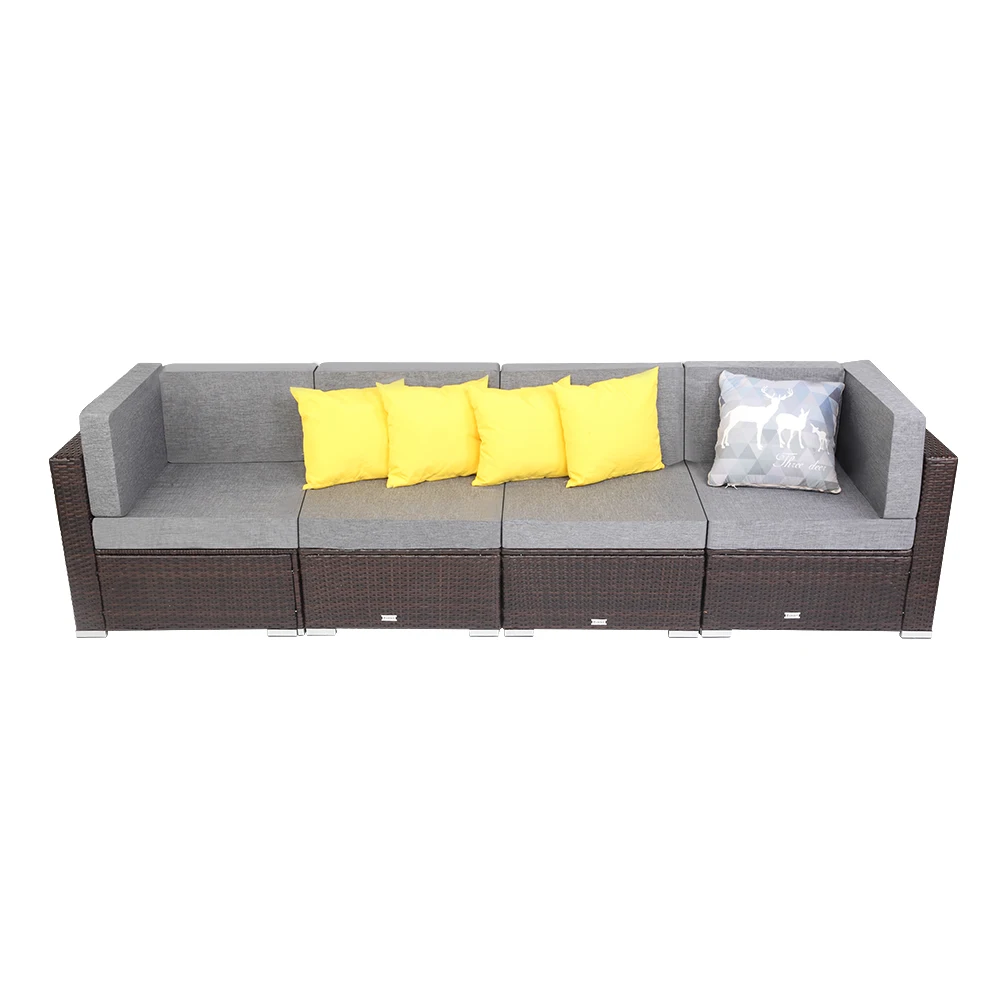 Detachable and Washable and Breathable and Waterproof and Comfortable Terrace PE Wicker Rattan Corner Sofa Set
Detachable and Washable and Breathable and Waterproof and Comfortable Terrace PE Wicker Rattan Corner Sofa Set
