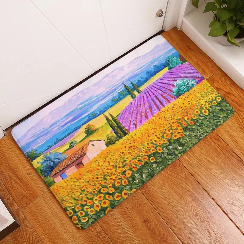 Fresh Countryside Scenery Painting Anti-Slip Floor Mat Outdoor Rugs For Bathroom Bedroom Front Door Mats Non-slip Carpets
Fresh Countryside Scenery Painting Anti-Slip Floor Mat Outdoor Rugs For Bathroom Bedroom Front Door Mats Non-slip Carpets