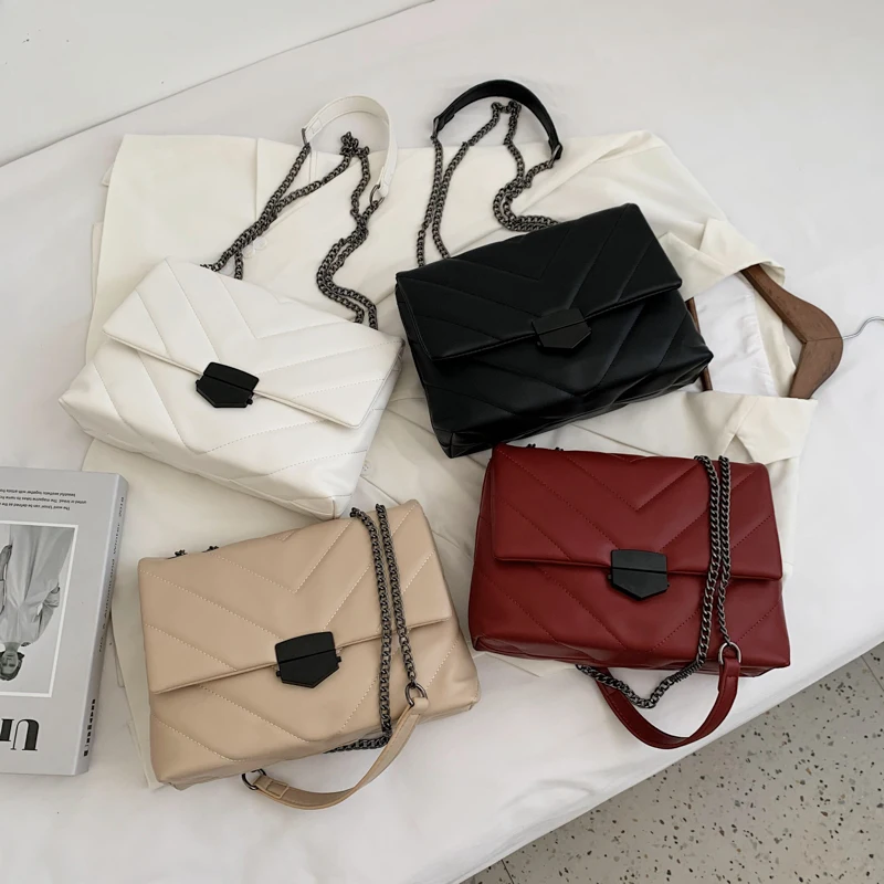 Thread Chain Vintage Shoulder Bag For Women 2020 Branded Designer High Quality Handbags Small Female Fashion Trend Crossbody Bag
Thread Chain Vintage Shoulder Bag For Women 2020 Branded Designer High Quality Handbags Small Female Fashion Trend Crossbody Bag