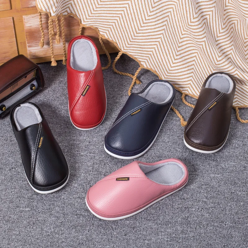 Pu Warm Fur Male Cotton Slippers Autumn And Winter Soft Casual Home Male Slippers Fashion Male And Female Couple Slippers
Pu Warm Fur Male Cotton Slippers Autumn And Winter Soft Casual Home Male Slippers Fashion Male And Female Couple Slippers