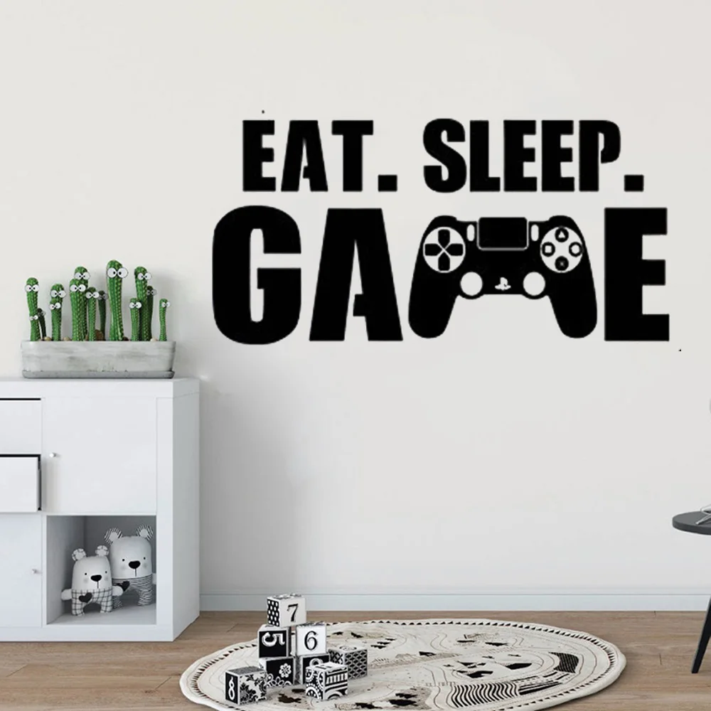 Gamer wall decal Eat Sleep Game wall decal Controller video game wall decals Customized For Kids Bedroom Vinyl Wall Art
Gamer wall decal Eat Sleep Game wall decal Controller video game wall decals Customized For Kids Bedroom Vinyl Wall Art