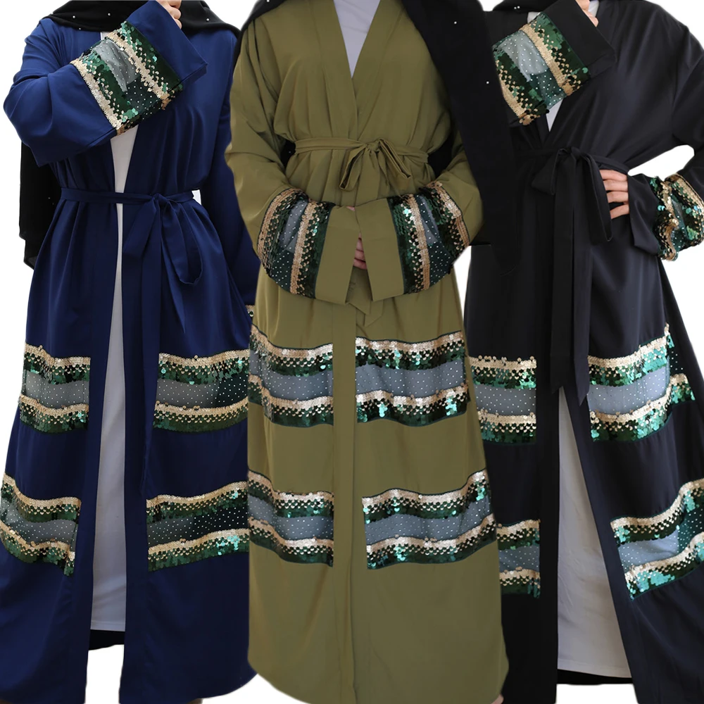 Dubai Abaya Kaftan Women Open Kimono Cardigan Muslim Long Sleeve Maxi Dress Robe Islam Arab Turkish Jilbab Ramadan Robe Clothing
Dubai Abaya Kaftan Women Open Kimono Cardigan Muslim Long Sleeve Maxi Dress Robe Islam Arab Turkish Jilbab Ramadan Robe Clothing
