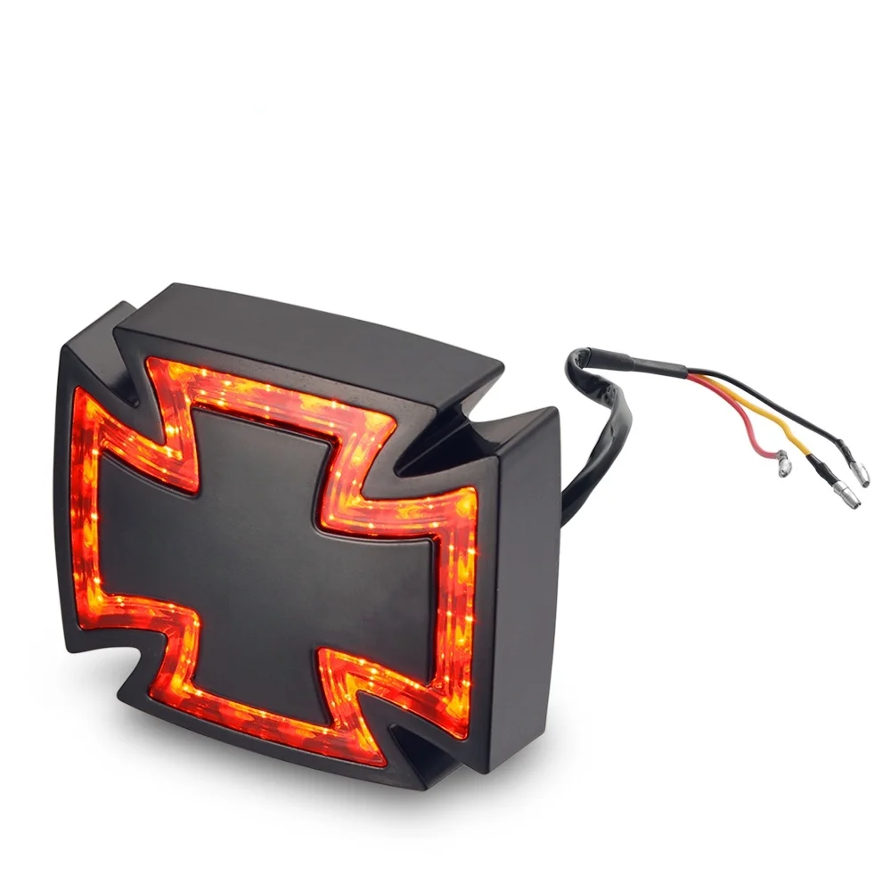 Universal Motorcycle Rear Light LED Brake Lamp Motocross License Plate Light for Harley Chopper Bobber Cafe Racer
Universal Motorcycle Rear Light LED Brake Lamp Motocross License Plate Light for Harley Chopper Bobber Cafe Racer