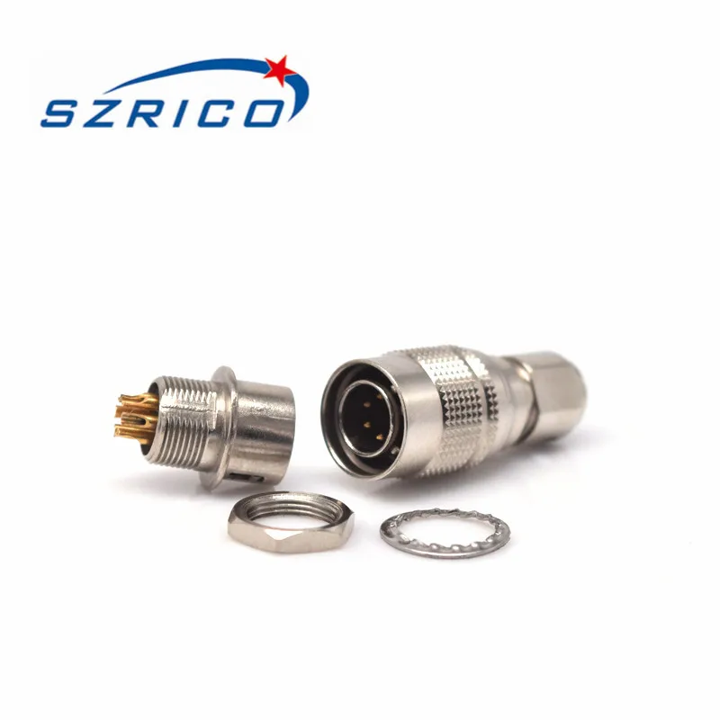 Metal Hirose Connector HR10A-7A-6P male plug HR10A-7R-6SB female socket for Camera Conenctor
Metal Hirose Connector HR10A-7A-6P male plug HR10A-7R-6SB female socket for Camera Conenctor