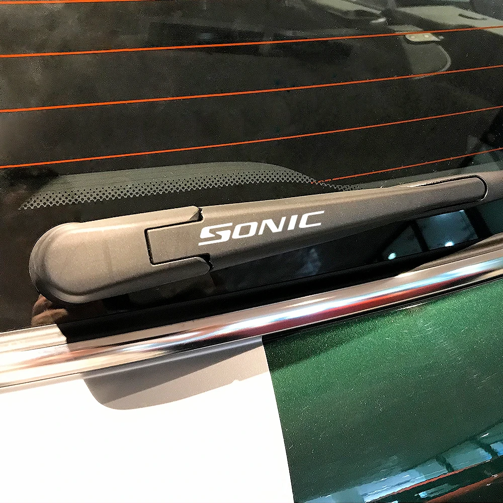 Наклейки на стеклоочистители для Chevrolet Sonic Sport светоотражающие внешние