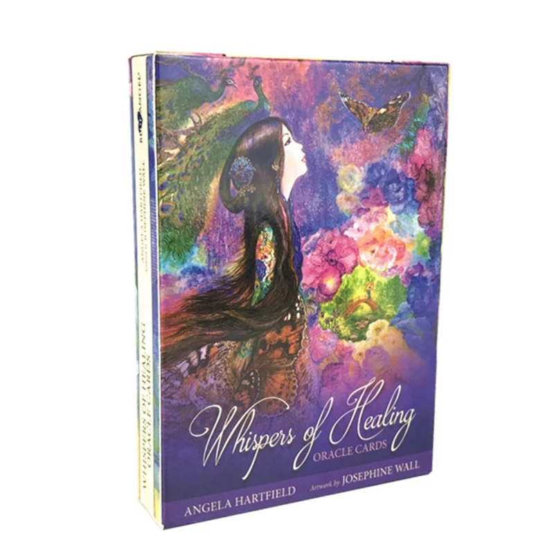 Whispers of Healing Oracle Cards Full English 50 Cards Deck Tarot Fun Board Game PXPF