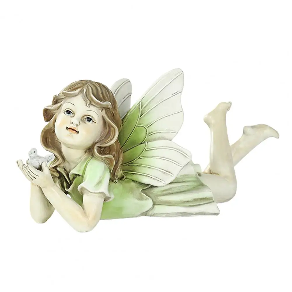 Sculpture Delicate Non-fading Fairy Elves Shape Resin Craft Beautiful Garden Fairy Outdoor Statue Garden Decoration
Sculpture Delicate Non-fading Fairy Elves Shape Resin Craft Beautiful Garden Fairy Outdoor Statue Garden Decoration