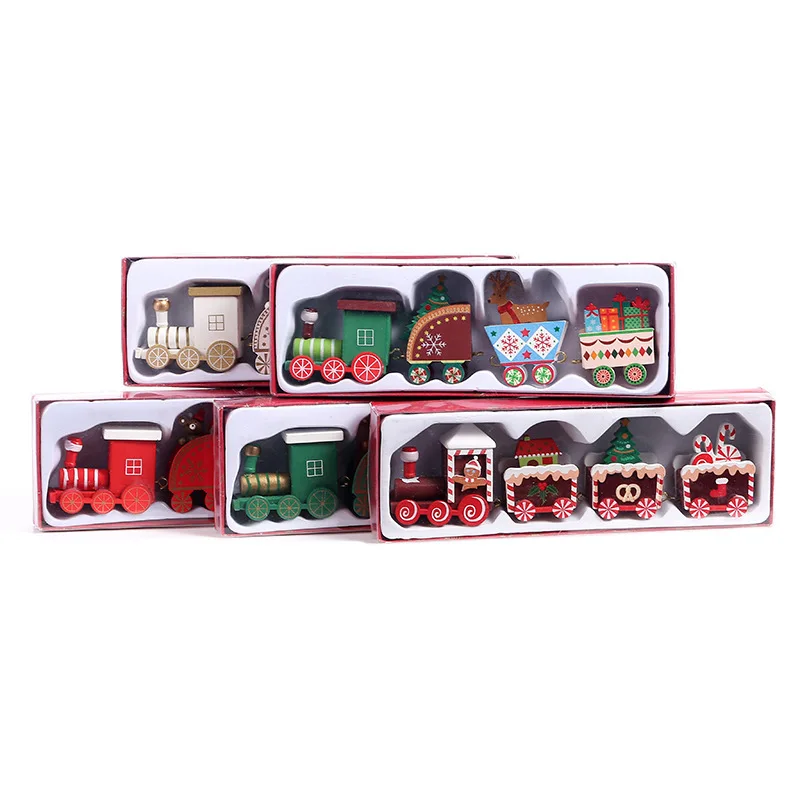 New Christmas Decorations Wooden Four-section Train Toy Diy Assembly Desktop Window Decoration Children's Day Christmas Gifts
New Christmas Decorations Wooden Four-section Train Toy Diy Assembly Desktop Window Decoration Children's Day Christmas Gifts