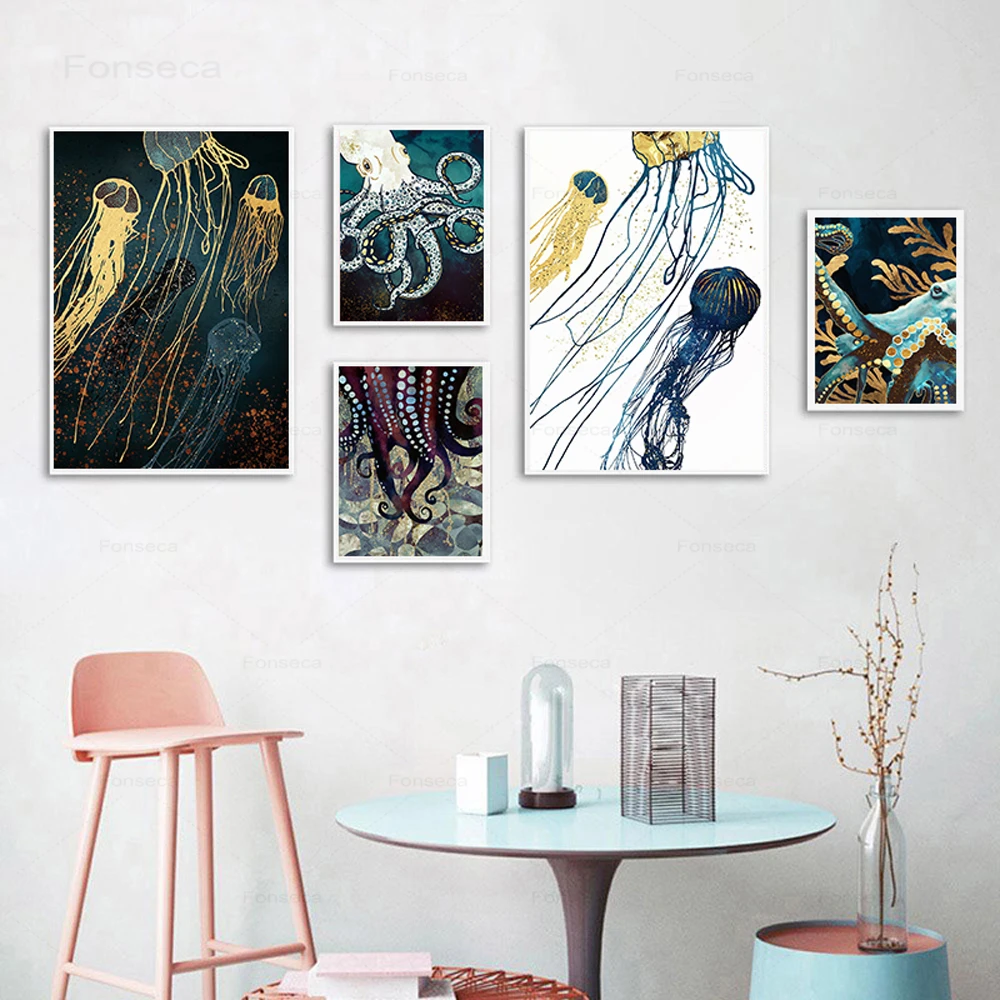 Snake Octopus Jellyfish Squid Canvas Painting Abstract Nordic Posters and Prints Home Decoration Living Room Wall Art Pictures
Snake Octopus Jellyfish Squid Canvas Painting Abstract Nordic Posters and Prints Home Decoration Living Room Wall Art Pictures