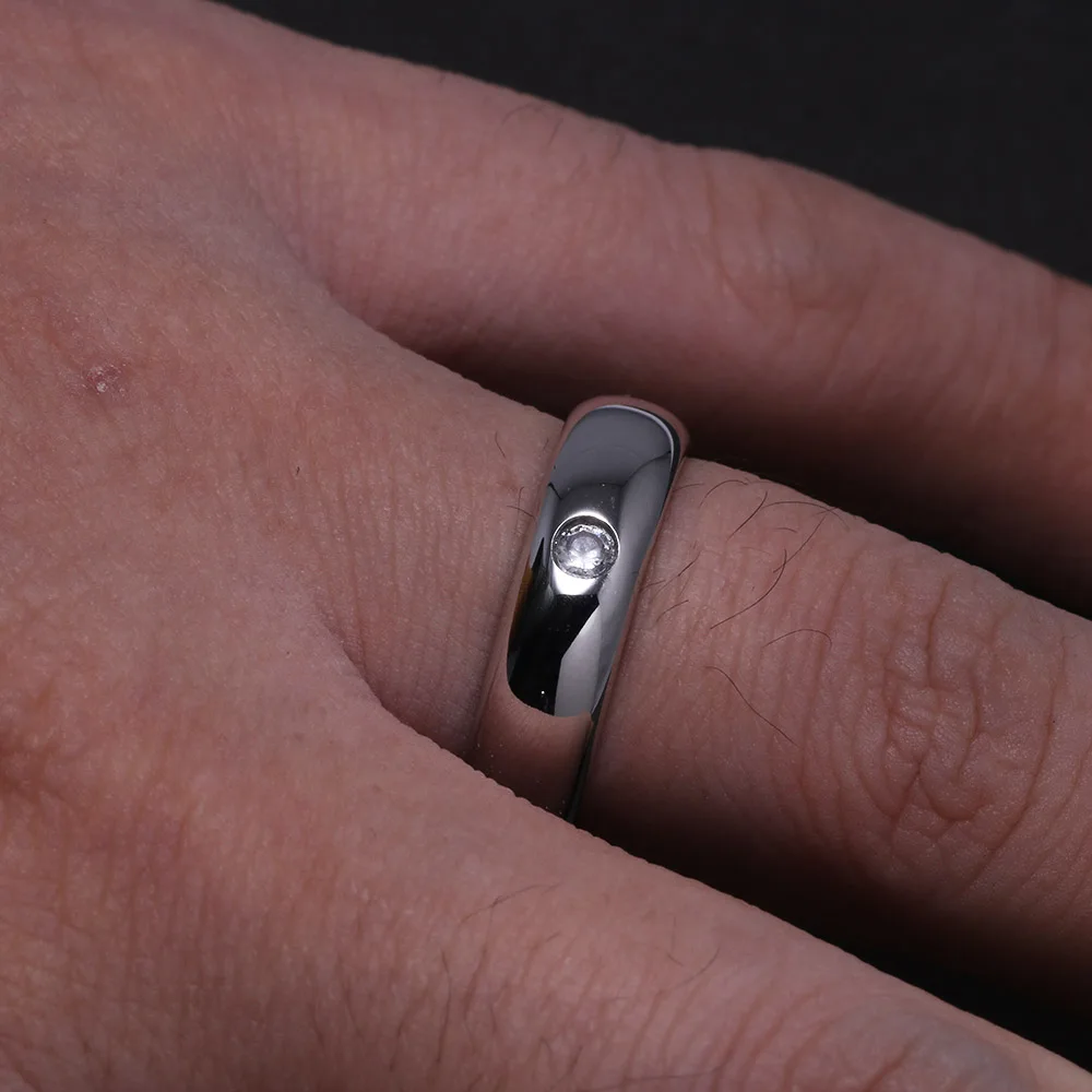 Real Pure 925 Sterling Silver Rings For Women And Men Simple Couple Ring Smooth Wedding Band For Lovers
Real Pure 925 Sterling Silver Rings For Women And Men Simple Couple Ring Smooth Wedding Band For Lovers