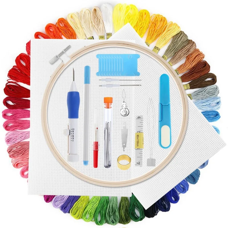 Hot Sale New Embroidery Needles Russian Embroidery Needle Poke Set Cross Stitch Tool Set Wholesale Embroidery Threads
Hot Sale New Embroidery Needles Russian Embroidery Needle Poke Set Cross Stitch Tool Set Wholesale Embroidery Threads