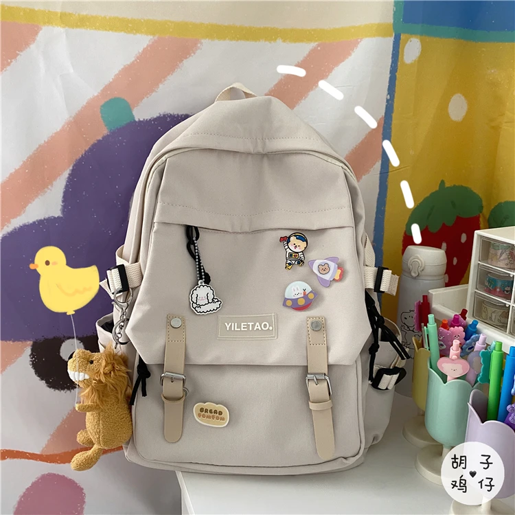YJ330 Vintage sense of cute girl heart student school bag Korean version of Harajuku ulzzang simple and versatile backpack
YJ330 Vintage sense of cute girl heart student school bag Korean version of Harajuku ulzzang simple and versatile backpack