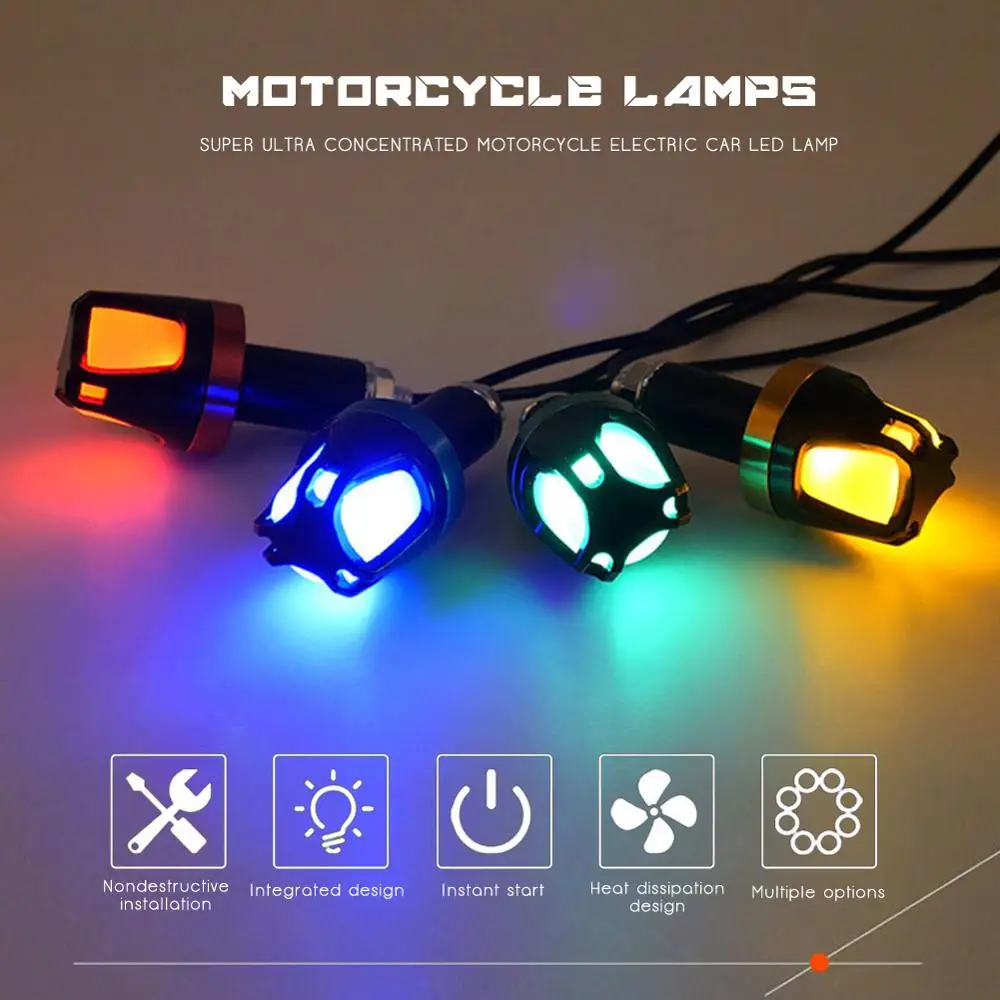 1PC Motorcycle LED Handle Bar End Indicator Grip Plug Turn Signal Light For 22mm Handlebar
1PC Motorcycle LED Handle Bar End Indicator Grip Plug Turn Signal Light For 22mm Handlebar