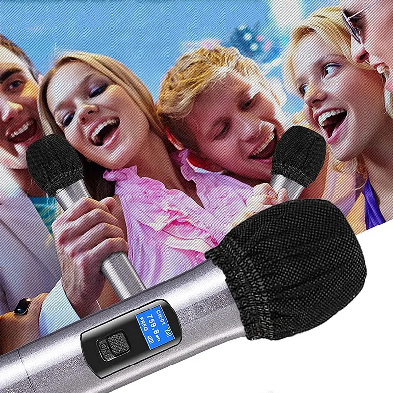 Mic Covers Disposable Non-Woven Cover Microphone Windscreen & Filters for Karaoke | Электроника