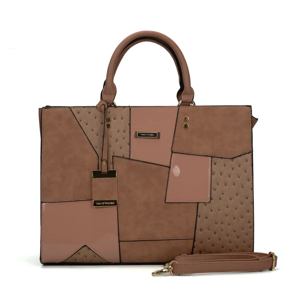 Women Bag Designer Handbags High Quality Women Handbag Women Patchwork Tote Bag Metal Pendant Female Stitching Bags Large
Women Bag Designer Handbags High Quality Women Handbag Women Patchwork Tote Bag Metal Pendant Female Stitching Bags Large