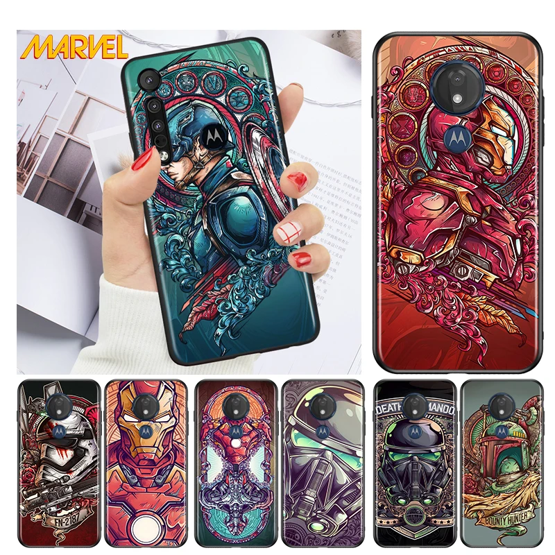 Captain America Iron Man for Motorola G9 G8 G E7 E6 One Play Marco Hyper Fusion Stylus Power Edge Plus Black Phone Case
Captain America Iron Man for Motorola G9 G8 G E7 E6 One Play Marco Hyper Fusion Stylus Power Edge Plus Black Phone Case