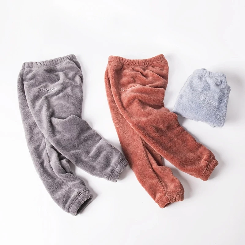 Warm Flannel Pants For Boys Girls Autumn Winter Solid Color High Waist Soft Velvet Toddler Kids Homewear Long Trouses C0013
Warm Flannel Pants For Boys Girls Autumn Winter Solid Color High Waist Soft Velvet Toddler Kids Homewear Long Trouses C0013