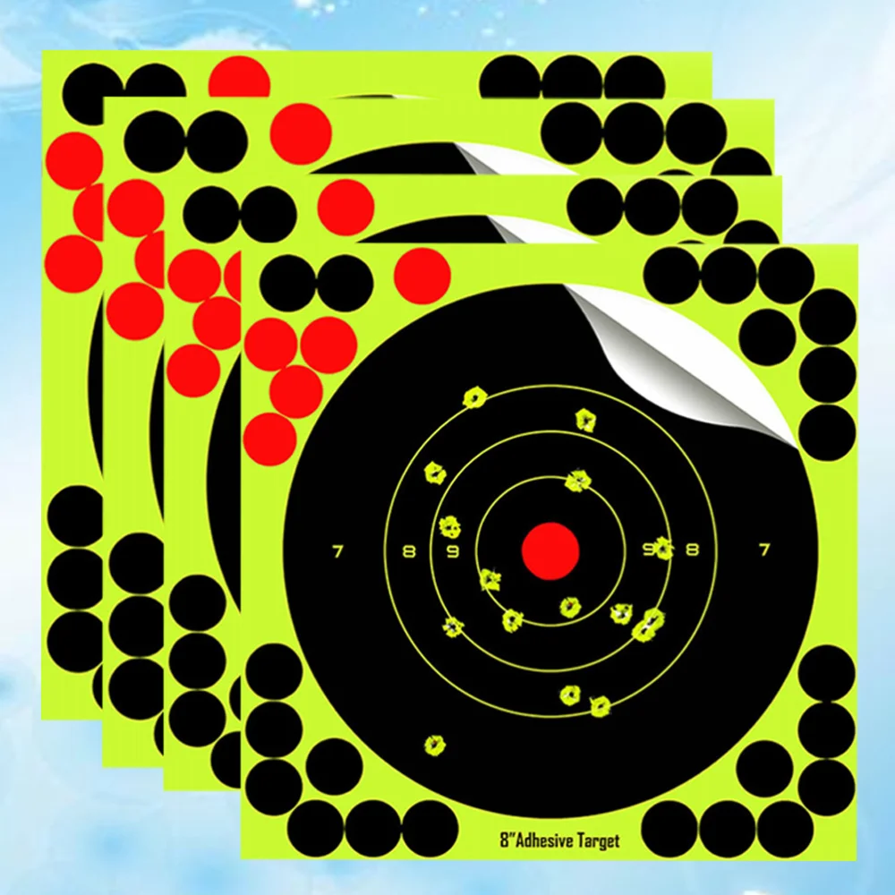 25pcs Fluorescent Shooting Target Paper Stickers Adhesive Arrow Darts Aiming Stickers (Random Color)
25pcs Fluorescent Shooting Target Paper Stickers Adhesive Arrow Darts Aiming Stickers (Random Color)