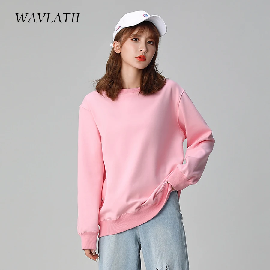 WAVLATII New Women Grey Terry Sweatshirts Lady Casual Spring Autumn Yellow Hoodie Tops WH2105
WAVLATII New Women Grey Terry Sweatshirts Lady Casual Spring Autumn Yellow Hoodie Tops WH2105