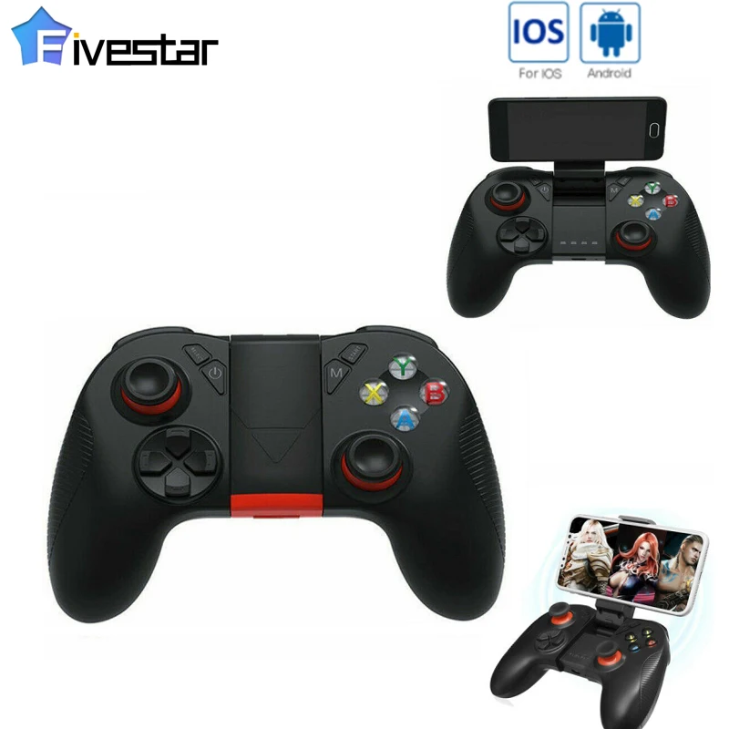 BT3.0 Wireless Bluetooth Game Controller Terios For PUBG Mobile Android Smartphone Tablet PC With TV Box Holder Remote Gamepad
BT3.0 Wireless Bluetooth Game Controller Terios For PUBG Mobile Android Smartphone Tablet PC With TV Box Holder Remote Gamepad