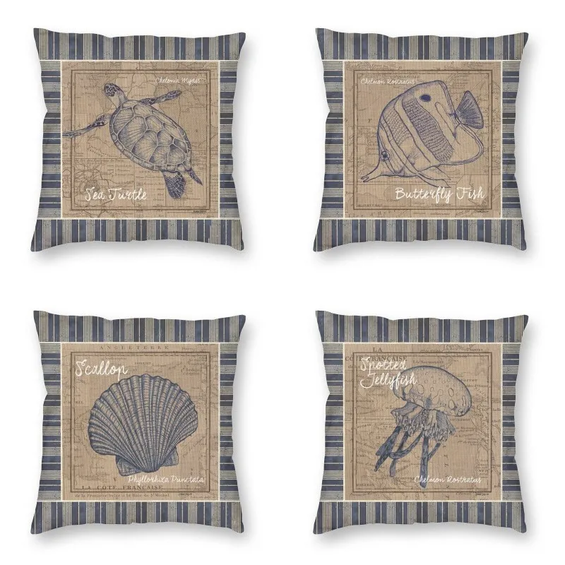 Nautical Stripes Sea Turtle Cushion Cover Decoration 3D Printing Navy Sea Ocean Tropical Throw Pillow Case for Living Room
Nautical Stripes Sea Turtle Cushion Cover Decoration 3D Printing Navy Sea Ocean Tropical Throw Pillow Case for Living Room