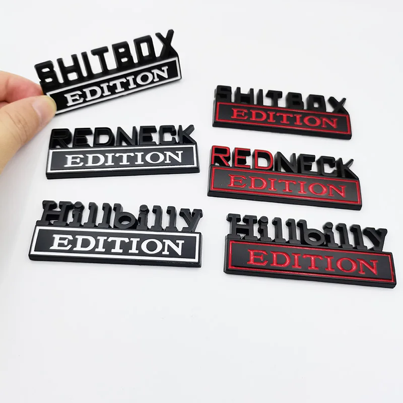 RedNeck ShitBox Hillbilly эмблема Edition для компаса Patriot Renegade Ford F150 F250 F350 Silverado RAM 1500 | Автомобили