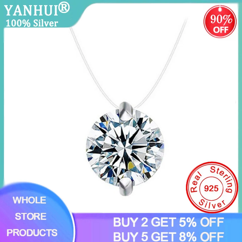 YANHUI Tibetan Silver Zircon Pendant Choker Necklace Transparent Fishing Line 2022 New Jewelry For Women Christmas Gift
YANHUI Tibetan Silver Zircon Pendant Choker Necklace Transparent Fishing Line 2022 New Jewelry For Women Christmas Gift