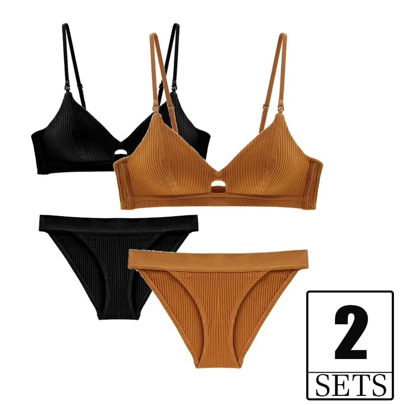 2 Piece Sets Triangle Bralettes For Women Wireless Cross Back Cotton Underwear Push Up Girls Bra And Panty Set Lingerie Orange
2 Piece Sets Triangle Bralettes For Women Wireless Cross Back Cotton Underwear Push Up Girls Bra And Panty Set Lingerie Orange
