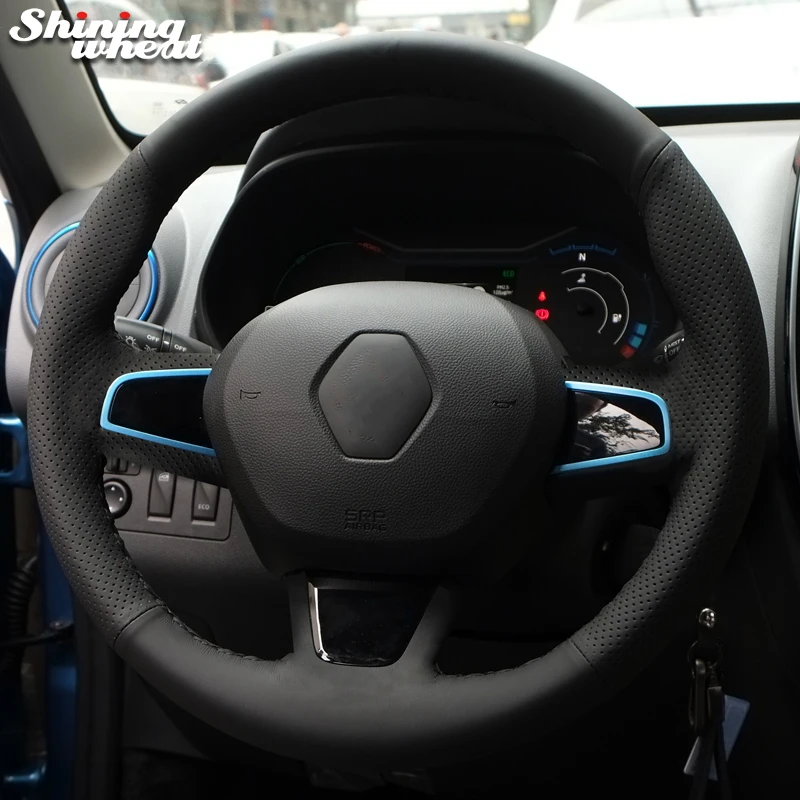 Hand Sew Genuine Leather Steering Wheel Cover for Renault K-ZE
Hand Sew Genuine Leather Steering Wheel Cover for Renault K-ZE
