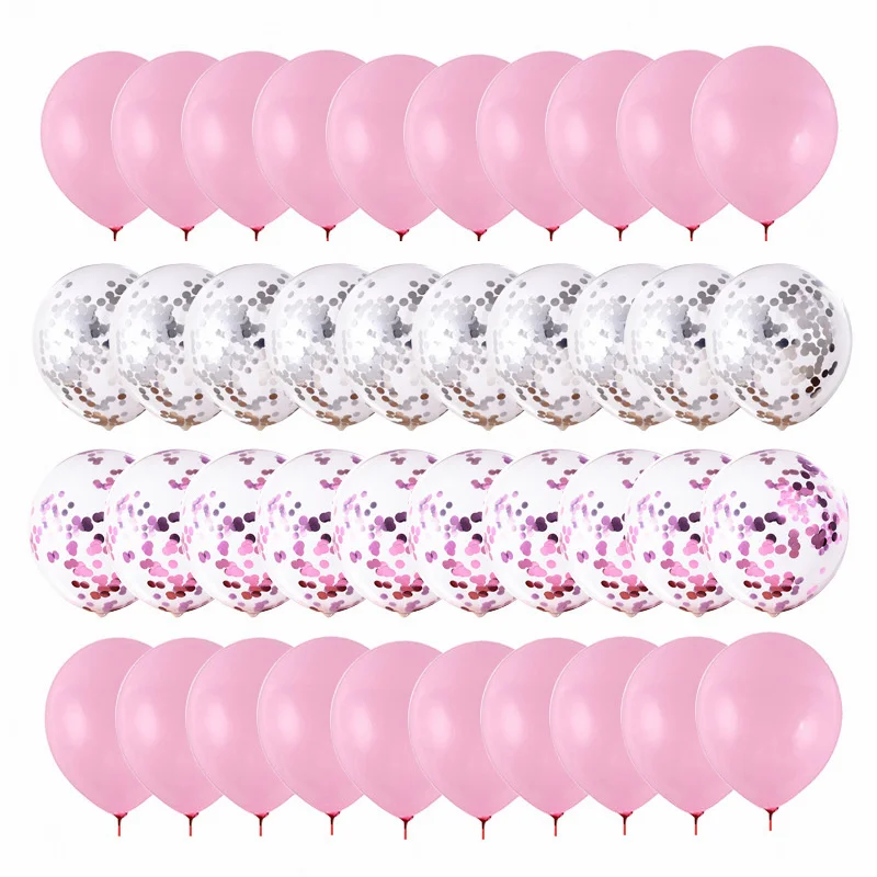 40 Pcs Rose Gold Balloon Set Confetti Metal Balloons Birthday Party Wedding Decoration Anniversary Global Baby Shower Balloons
40 Pcs Rose Gold Balloon Set Confetti Metal Balloons Birthday Party Wedding Decoration Anniversary Global Baby Shower Balloons