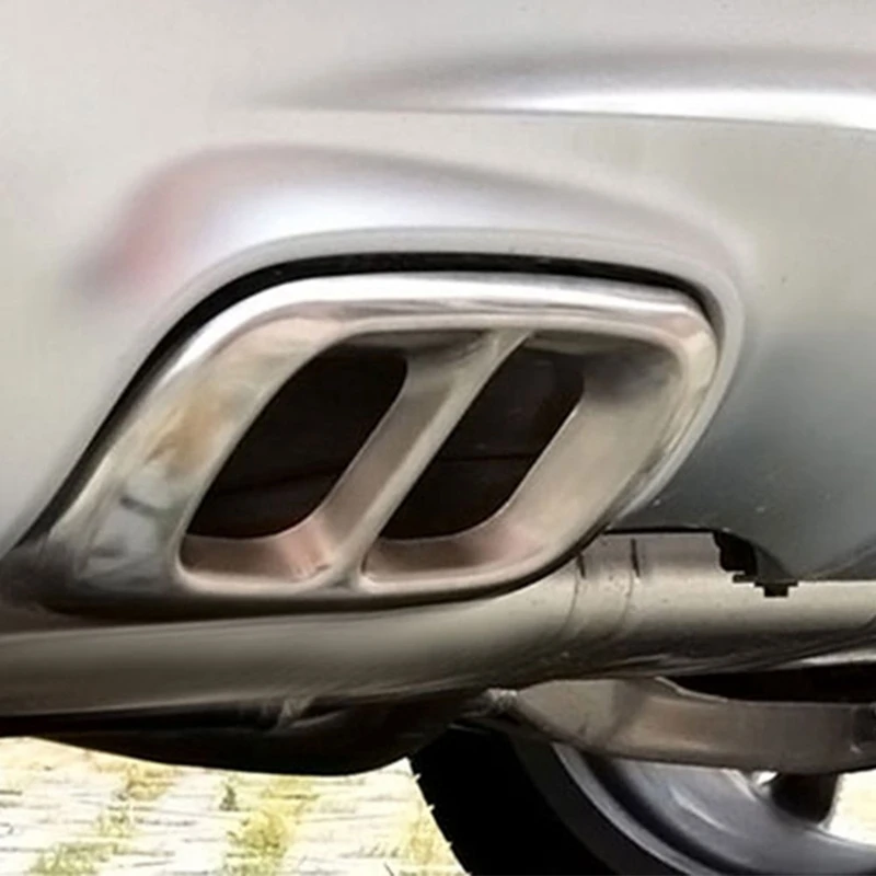2Pcs Car Silver Stainless Steel Tail Throat Exhaust Pipe Muffler Tip Trim Cover for Mercedes Benz GLB 2020 
2Pcs Car Silver Stainless Steel Tail Throat Exhaust Pipe Muffler Tip Trim Cover for Mercedes Benz GLB 2020