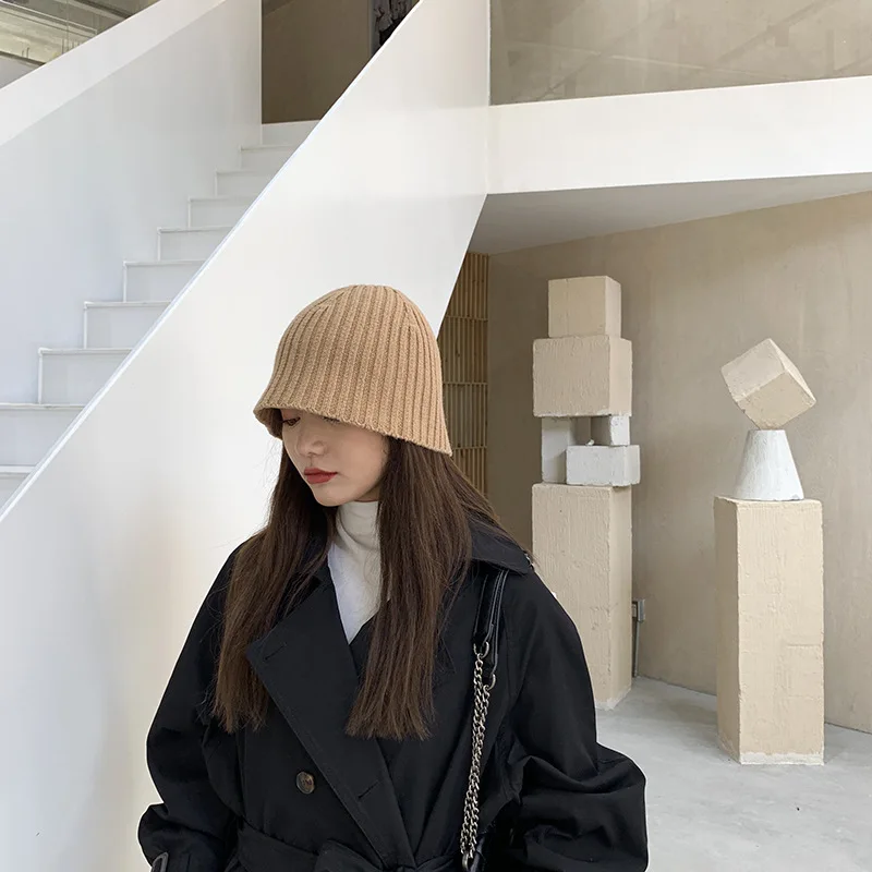 Retro Knit Basin Cap ins Fashion Autumn Brimless Wool Hat Breathable Bucket Hats Women
Retro Knit Basin Cap ins Fashion Autumn Brimless Wool Hat Breathable Bucket Hats Women