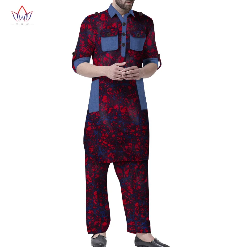 Bintarealwax Африке Стиль по индивидуальному заказу брюки костюмы для мужчин Дашики к ткани одежде с помощью размера плюс африканская одежда WYN1388
Bintarealwax Африке Стиль по индивидуальному заказу брюки костюмы для мужчин Дашики к ткани одежде с помощью размера плюс африканская одежда WYN1388