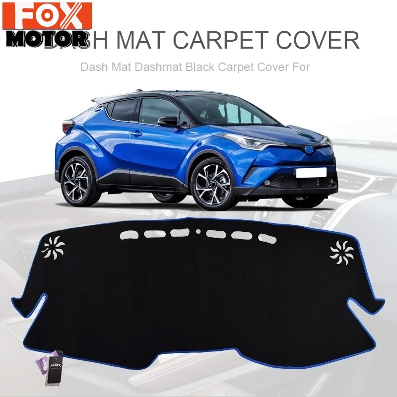 Коврик Xukey для приборной панели, солнцезащитный козырек, ковер для Toyota CHR C-HR, 2016, 2017, 2018, 2019, с синим краем
Коврик Xukey для приборной панели, солнцезащитный козырек, ковер для Toyota CHR C-HR, 2016, 2017, 2018, 2019, с синим краем