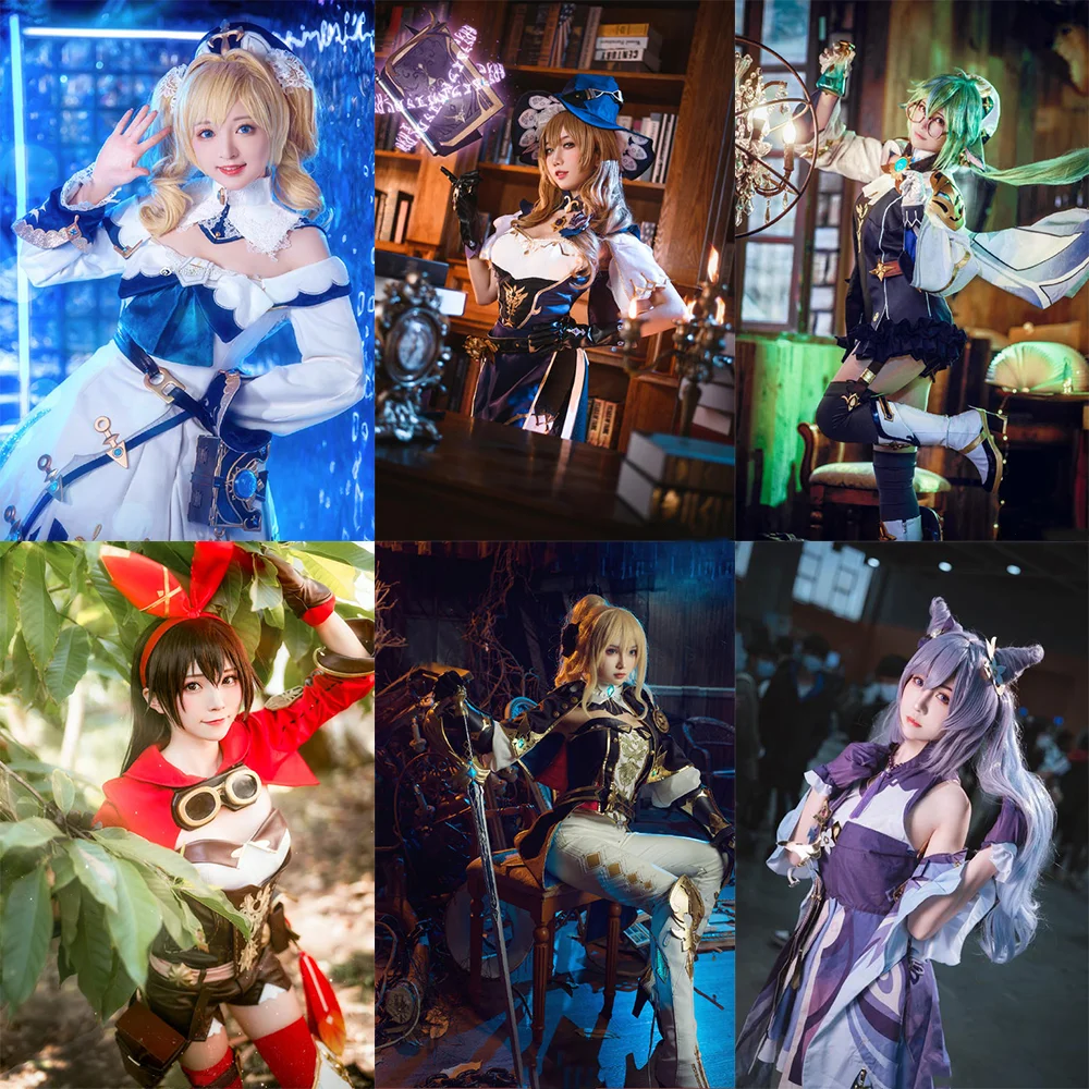 Genshin Impact Cosplay Clothes Amber Keqing Barbara Costume Carnival Costumes Women Party Shows Dress Uniform Cartoon Outfit
Genshin Impact Cosplay Clothes Amber Keqing Barbara Costume Carnival Costumes Women Party Shows Dress Uniform Cartoon Outfit