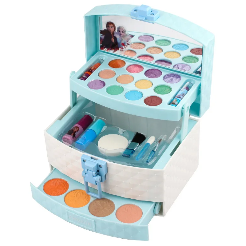Disney girls new princess frozen 2 Cosmetics suitcase Set Princess Girl Makeup Play House Toy
Disney girls new princess frozen 2 Cosmetics suitcase Set Princess Girl Makeup Play House Toy