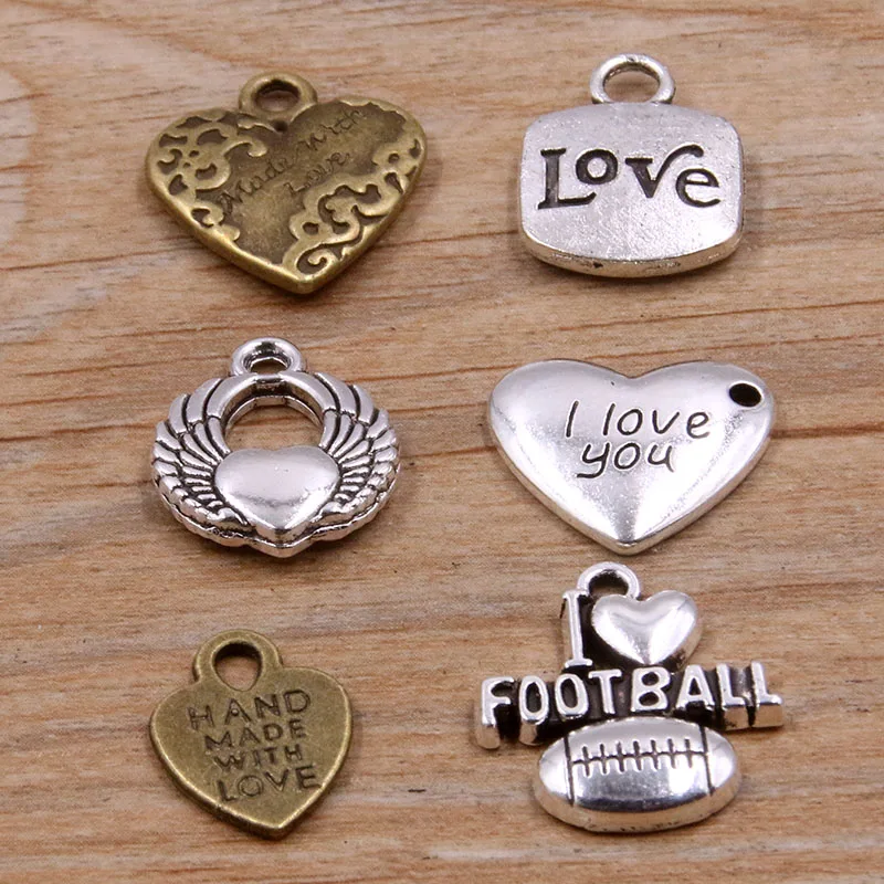 10 шт., подвеска в виде сердца, 2 цвета
10 шт., подвеска в виде сердца, 2 цвета