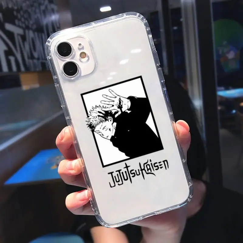 Japanese Anime Jujutsu Kaisen Phone Case Transparent soft For iphone 5 5s 5c se 6 6s 7 8 11 12 plus mini x xs xr pro max
Japanese Anime Jujutsu Kaisen Phone Case Transparent soft For iphone 5 5s 5c se 6 6s 7 8 11 12 plus mini x xs xr pro max