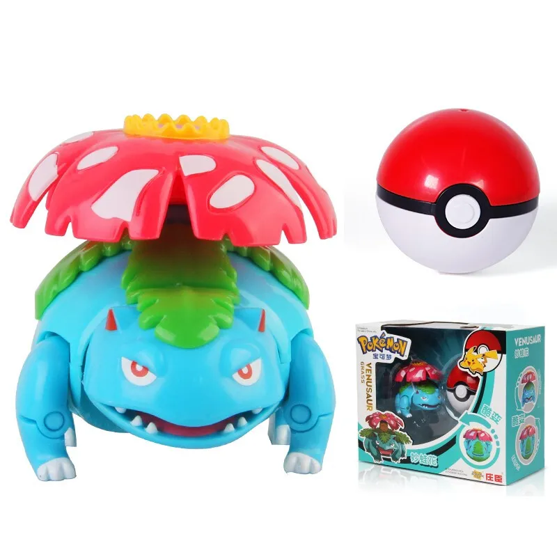 POKEMON toy deformation ball egg Venusaur boy puzzle enlightenment toy gift Pokeball Set Pop-Up Elf-Ball Anime Figure Monster
POKEMON toy deformation ball egg Venusaur boy puzzle enlightenment toy gift Pokeball Set Pop-Up Elf-Ball Anime Figure Monster