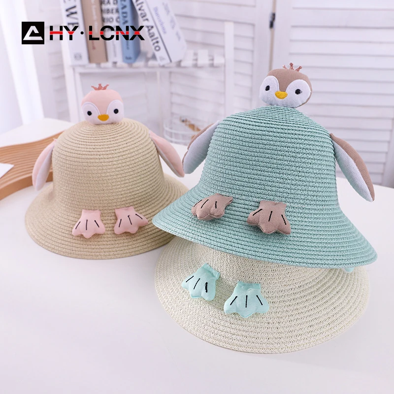New Summer Children Cute Penguin Beach Breathable Big Brim Straw Hat Boy Girl Outdoor Leisure Sun Fisherman Hat Cute Bag
New Summer Children Cute Penguin Beach Breathable Big Brim Straw Hat Boy Girl Outdoor Leisure Sun Fisherman Hat Cute Bag
