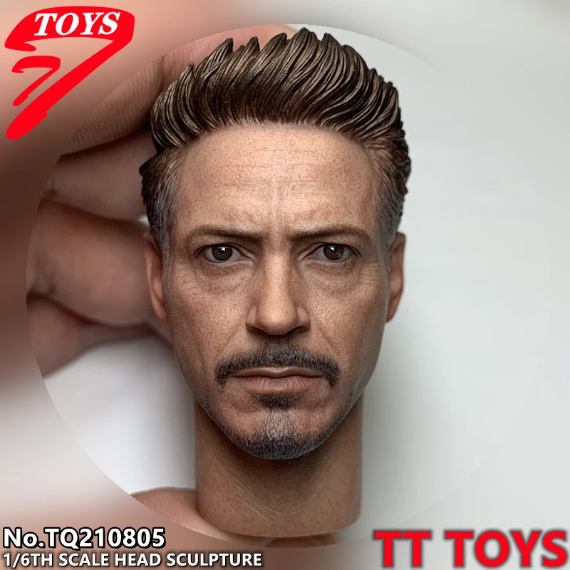 1/6 Tony Robert Downey Jr. Head Sculpt Carving Model Fit 12'' Male Soldier Action Figure Body Dolls TTTOYS TQ210805
1/6 Tony Robert Downey Jr. Head Sculpt Carving Model Fit 12'' Male Soldier Action Figure Body Dolls TTTOYS TQ210805