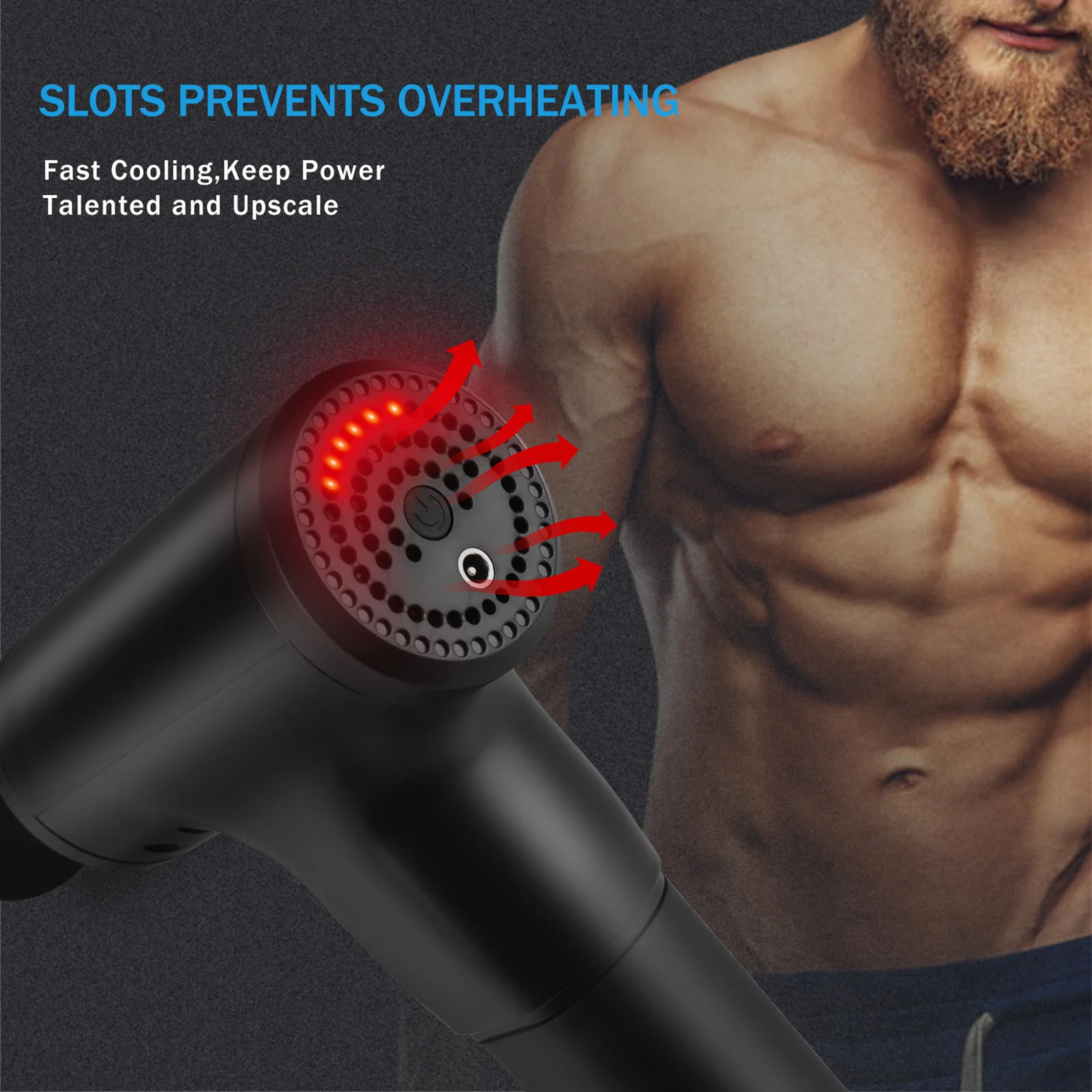 Fascial Gun 6-Level Variable Frequency Vibration Muscle Massage Gun Muscle Massager Electric Body Massager
Fascial Gun 6-Level Variable Frequency Vibration Muscle Massage Gun Muscle Massager Electric Body Massager