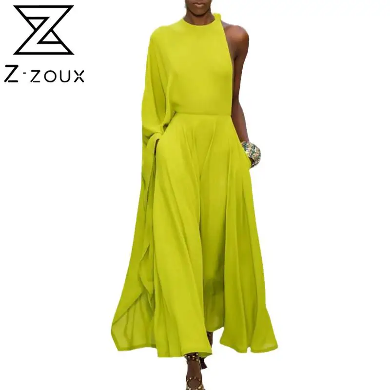 Z-ZOUX Women Jumpsuit One Shoulder Loose Leisure Rompers Long Womens Jumpsuit High Waist Wide Leg Plus Size Ladies Jumpsuits New
Z-ZOUX Women Jumpsuit One Shoulder Loose Leisure Rompers Long Womens Jumpsuit High Waist Wide Leg Plus Size Ladies Jumpsuits New